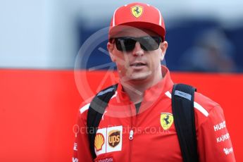 World © Octane Photographic Ltd. Formula 1 – Austrian GP - Paddock. Scuderia Ferrari SF71-H – Kimi Raikkonen. Red Bull Ring, Spielberg, Austria. Thursday 28th June 2018.