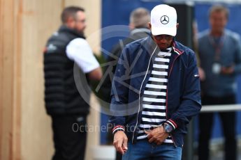 World © Octane Photographic Ltd. Formula 1 – Austrian GP - Paddock. Mercedes AMG Petronas Motorsport AMG F1 W09 EQ Power+ - Lewis Hamilton. Red Bull Ring, Spielberg, Austria. Thursday 28th June 2018.