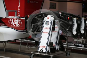 World © Octane Photographic Ltd. Formula 1 – Austrian GP - Pit Lane. Alfa Romeo Sauber F1 Team C37. Red Bull Ring, Spielberg, Austria. Thursday 28th June 2018.