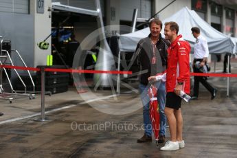 World © Octane Photographic Ltd. Formula 1 – Austrian GP - Pit Lane. Scuderia Ferrari SF71-H – Sebastian Vettel. Red Bull Ring, Spielberg, Austria. Thursday 28th June 2018.
