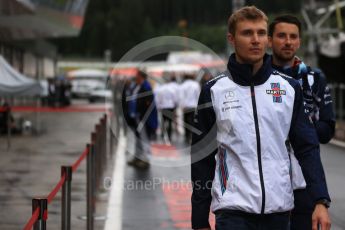 World © Octane Photographic Ltd. Formula 1 – Austrian GP - Paddock. Williams Martini Racing FW41 – Sergey Sirotkin. Red Bull Ring, Spielberg, Austria. Thursday 28th June 2018.