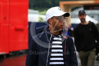 World © Octane Photographic Ltd. Formula 1 – Austrian GP - Paddock. Mercedes AMG Petronas Motorsport AMG F1 W09 EQ Power+ - Lewis Hamilton. Red Bull Ring, Spielberg, Austria. Thursday 28th June 2018.