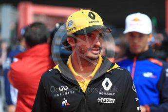 World © Octane Photographic Ltd. Formula 1 – Belgian GP - Drivers Parade. Renault Sport F1 Team RS18 – Carlos Sainz. Spa-Francorchamps, Belgium. Sunday 26th August 2018.