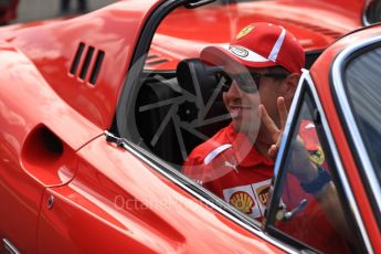 World © Octane Photographic Ltd. Formula 1 – Belgian GP - Drivers Parade. Scuderia Ferrari SF71-H – Sebastian Vettel. Spa-Francorchamps, Belgium. Sunday 26th August 2018.