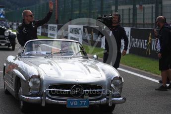 World © Octane Photographic Ltd. Formula 1 – Belgian GP - Drivers Parade. Mercedes AMG Petronas Motorsport AMG F1 W09 EQ Power+ - Valtteri Bottas. Spa-Francorchamps, Belgium. Sunday 26th August 2018.