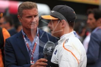 World © Octane Photographic Ltd. Formula 1 – Belgian GP - Grid. McLaren MCL33 – Stoffel Vandoorne. Spa-Francorchamps, Belgium. Sunday 26th August 2018.