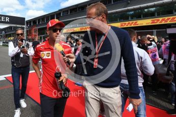 World © Octane Photographic Ltd. Formula 1 – Belgian GP - Drivers Parade. Scuderia Ferrari SF71-H – Sebastian Vettel. Spa-Francorchamps, Belgium. Sunday 26th August 2018.