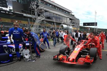 World © Octane Photographic Ltd. Formula 1 – Belgian GP - Grid. Scuderia Ferrari SF71-H – Kimi Raikkonen. Spa-Francorchamps, Belgium. Sunday 26th August 2018.