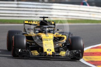 World © Octane Photographic Ltd. Formula 1 – Belgian GP - Practice 1. Renault Sport F1 Team RS18 – Nico Hulkenberg. Spa-Francorchamps, Belgium. Friday 24th August 2018.