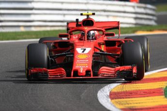 World © Octane Photographic Ltd. Formula 1 – Belgian GP - Practice 1. Scuderia Ferrari SF71-H – Kimi Raikkonen. Spa-Francorchamps, Belgium. Friday 24th August 2018.