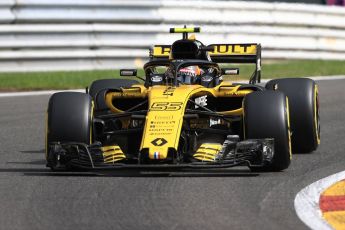 World © Octane Photographic Ltd. Formula 1 – Belgian GP - Practice 1. Renault Sport F1 Team RS18 – Carlos Sainz. Spa-Francorchamps, Belgium. Friday 24th August 2018.