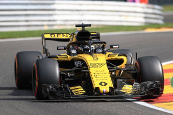 World © Octane Photographic Ltd. Formula 1 – Belgian GP - Practice 1. Renault Sport F1 Team RS18 – Nico Hulkenberg. Spa-Francorchamps, Belgium. Friday 24th August 2018.
