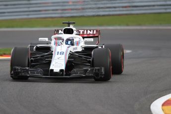 World © Octane Photographic Ltd. Formula 1 – Belgian GP - Practice 1. Williams Martini Racing FW41 – Lance Stroll. Spa-Francorchamps, Belgium. Friday 24th August 2018.
