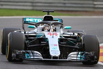 World © Octane Photographic Ltd. Formula 1 – Belgian GP - Practice 1. Mercedes AMG Petronas Motorsport AMG F1 W09 EQ Power+ - Lewis Hamilton. Spa-Francorchamps, Belgium. Friday 24th August 2018.