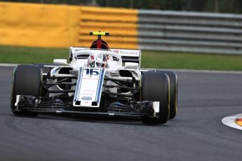 World © Octane Photographic Ltd. Formula 1 – Belgian GP - Practice 1. Alfa Romeo Sauber F1 Team C37 – Charles Leclerc. Spa-Francorchamps, Belgium. Friday 24th August 2018.