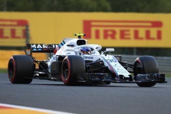 World © Octane Photographic Ltd. Formula 1 – Belgian GP - Practice 1. Williams Martini Racing FW41 – Sergey Sirotkin. Spa-Francorchamps, Belgium. Friday 24th August 2018.