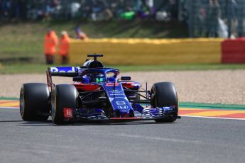World © Octane Photographic Ltd. Formula 1 – Belgian GP - Practice 1. Scuderia Toro Rosso STR13 – Brendon Hartley. Spa-Francorchamps, Belgium. Friday 24th August 2018.