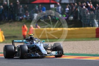 World © Octane Photographic Ltd. Formula 1 – Belgian GP - Practice 1. Mercedes AMG Petronas Motorsport AMG F1 W09 EQ Power+ - Valtteri Bottas. Spa-Francorchamps, Belgium. Friday 24th August 2018.