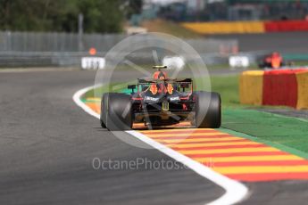 World © Octane Photographic Ltd. Formula 1 – Belgian GP - Practice 1. Aston Martin Red Bull Racing TAG Heuer RB14 – Max Verstappen. Spa-Francorchamps, Belgium. Friday 24th August 2018.