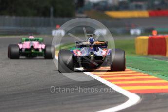 World © Octane Photographic Ltd. Formula 1 – Belgian GP - Practice 1. Scuderia Toro Rosso STR13 – Brendon Hartley. Spa-Francorchamps, Belgium. Friday 24th August 2018.