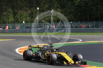 World © Octane Photographic Ltd. Formula 1 – Belgian GP - Practice 1. Renault Sport F1 Team RS18 – Nico Hulkenberg. Spa-Francorchamps, Belgium. Friday 24th August 2018.