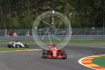 World © Octane Photographic Ltd. Formula 1 – Belgian GP - Practice 1. Scuderia Ferrari SF71-H – Sebastian Vettel. Spa-Francorchamps, Belgium. Friday 24th August 2018.