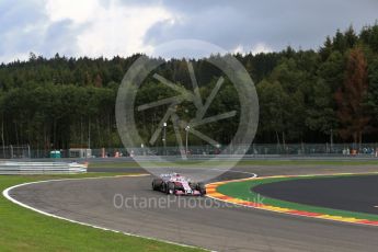 World © Octane Photographic Ltd. Formula 1 – Belgian GP - Practice 1. Racing Point Force India VJM11 - Sergio Perez. Spa-Francorchamps, Belgium. Friday 24th August 2018.