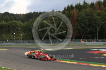 World © Octane Photographic Ltd. Formula 1 – Belgian GP - Practice 1. Scuderia Ferrari SF71-H – Sebastian Vettel. Spa-Francorchamps, Belgium. Friday 24th August 2018.