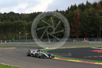 World © Octane Photographic Ltd. Formula 1 – Belgian GP - Practice 1. Mercedes AMG Petronas Motorsport AMG F1 W09 EQ Power+ - Lewis Hamilton. Spa-Francorchamps, Belgium. Friday 24th August 2018.