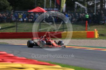World © Octane Photographic Ltd. Formula 1 – Belgian GP - Practice 1. Scuderia Ferrari SF71-H – Kimi Raikkonen. Spa-Francorchamps, Belgium. Friday 24th August 2018.