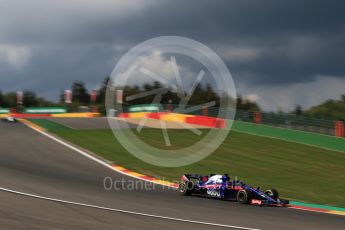 World © Octane Photographic Ltd. Formula 1 – Belgian GP - Practice 1. Scuderia Toro Rosso STR13 – Brendon Hartley. Spa-Francorchamps, Belgium. Friday 24th August 2018.