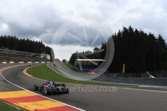 World © Octane Photographic Ltd. Formula 1 – Belgian GP - Practice 2. Scuderia Toro Rosso STR13 – Brendon Hartley. Spa-Francorchamps, Belgium. Friday 24th August 2018.