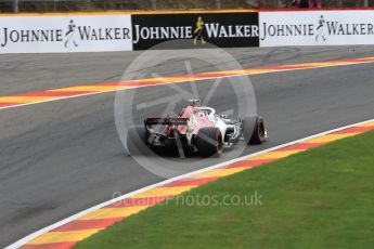 World © Octane Photographic Ltd. Formula 1 – Belgian GP - Practice 2. Alfa Romeo Sauber F1 Team C37 – Charles Leclerc. Spa-Francorchamps, Belgium. Friday 24th August 2018.