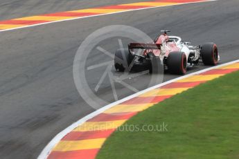 World © Octane Photographic Ltd. Formula 1 – Belgian GP - Practice 2. Alfa Romeo Sauber F1 Team C37 – Marcus Ericsson. Spa-Francorchamps, Belgium. Friday 24th August 2018.