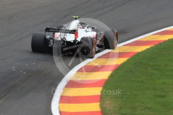 World © Octane Photographic Ltd. Formula 1 – Belgian GP - Practice 2. Haas F1 Team VF-18 – Kevin Magnussen. Spa-Francorchamps, Belgium. Friday 24th August 2018.