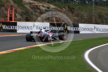World © Octane Photographic Ltd. Formula 1 – Belgian GP - Practice 2. Scuderia Toro Rosso STR13 – Brendon Hartley. Spa-Francorchamps, Belgium. Friday 24th August 2018.