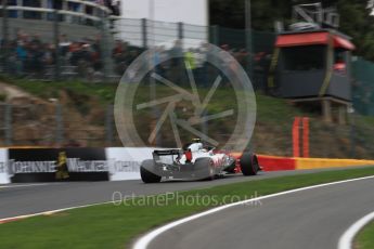 World © Octane Photographic Ltd. Formula 1 – Belgian GP - Practice 2. Haas F1 Team VF-18 – Kevin Magnussen. Spa-Francorchamps, Belgium. Friday 24th August 2018.