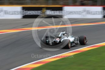 World © Octane Photographic Ltd. Formula 1 – Belgian GP - Practice 2. Mercedes AMG Petronas Motorsport AMG F1 W09 EQ Power+ - Lewis Hamilton. Spa-Francorchamps, Belgium. Friday 24th August 2018.