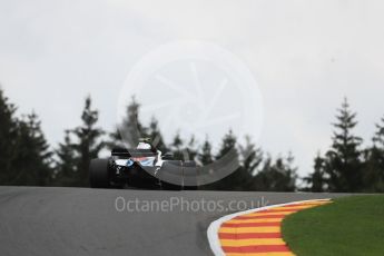 World © Octane Photographic Ltd. Formula 1 – Belgian GP - Practice 2. Williams Martini Racing FW41 – Sergey Sirotkin. Spa-Francorchamps, Belgium. Friday 24th August 2018.