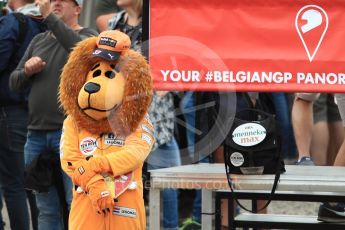 World © Octane Photographic Ltd. Formula 1 – Belgian GP - Practice 2. @LEGOMAX33 Max Verstappen lion. Spa-Francorchamps, Belgium. Friday 24th August 2018.