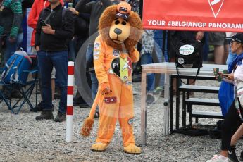World © Octane Photographic Ltd. Formula 1 – Belgian GP - Practice 2. @LEGOMAX33 Max Verstappen lion. Spa-Francorchamps, Belgium. Friday 24th August 2018.