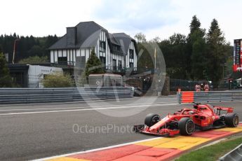 World © Octane Photographic Ltd. Formula 1 – Belgian GP - Practice 2. Scuderia Ferrari SF71-H – Sebastian Vettel. Spa-Francorchamps, Belgium. Friday 24th August 2018.