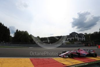 World © Octane Photographic Ltd. Formula 1 – Belgian GP - Practice 2. Racing Point Force India VJM11 - Sergio Perez. Spa-Francorchamps, Belgium. Friday 24th August 2018.