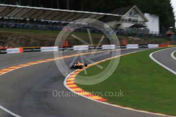World © Octane Photographic Ltd. Formula 1 – Belgian GP - Practice 2. McLaren MCL33 – Stoffel Vandoorne. Spa-Francorchamps, Belgium. Friday 24th August 2018.