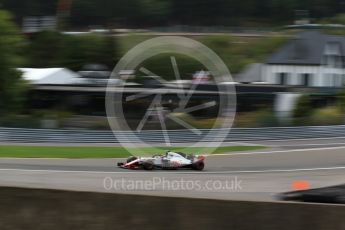 World © Octane Photographic Ltd. Formula 1 – Belgian GP - Practice 2. Haas F1 Team VF-18 – Kevin Magnussen. Spa-Francorchamps, Belgium. Friday 24th August 2018.