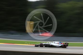 World © Octane Photographic Ltd. Formula 1 – Belgian GP - Practice 2. Williams Martini Racing FW41 – Lance Stroll. Spa-Francorchamps, Belgium. Friday 24th August 2018.