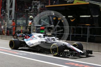 World © Octane Photographic Ltd. Formula 1 – Belgian GP - Practice 3. Williams Martini Racing FW41 – Lance Stroll. Spa-Francorchamps, Belgium. Saturday 25th August 2018.