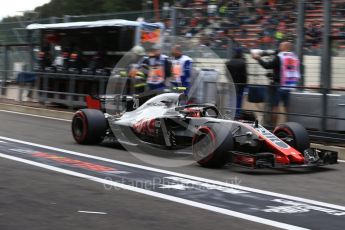 World © Octane Photographic Ltd. Formula 1 – Belgian GP - Practice 3. Haas F1 Team VF-18 – Kevin Magnussen. Spa-Francorchamps, Belgium. Saturday 25th August 2018.