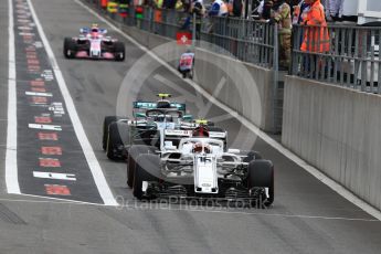 World © Octane Photographic Ltd. Formula 1 – Belgian GP - Qualifying. Alfa Romeo Sauber F1 Team C37 – Charles Leclerc. Spa-Francorchamps, Belgium. Saturday 25th August 2018.