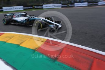 World © Octane Photographic Ltd. Formula 1 – Belgian GP - Qualifying. Mercedes AMG Petronas Motorsport AMG F1 W09 EQ Power+ - Lewis Hamilton. Spa-Francorchamps, Belgium. Saturday 25th August 2018.